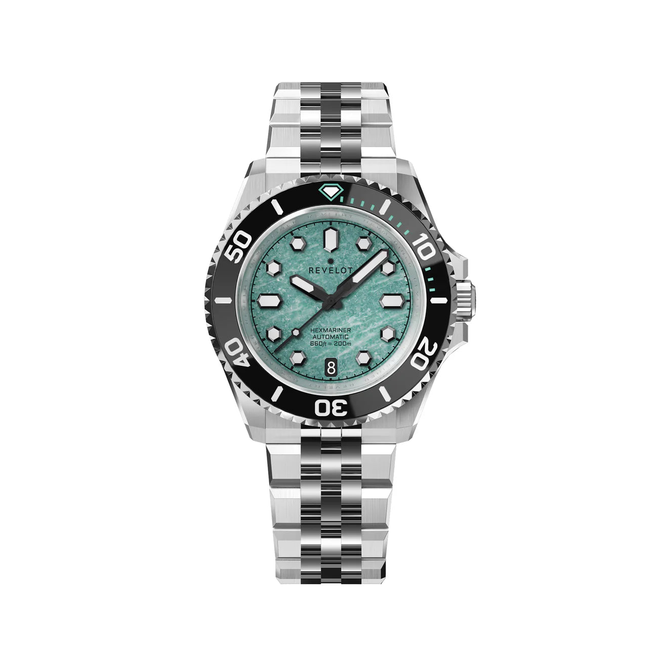 Revelot HEXMARINER v3 Amazonite Stone 39mm R12-12Z4D1B3 & S20-1B1BB6