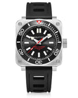 Aquatico Super Charger Steel Man Tritium T100氣燈 機械錶 Black Dial