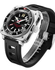 Aquatico Super Charger Steel Man Tritium T100氣燈 機械錶 Black Dial