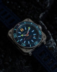 Aquatico Super Charger Steel Man Tritium T100氣燈 機械錶 Blue Dial