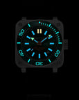 Aquatico Super Charger Steel Man Tritium T100氣燈 機械錶 Green Dial