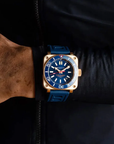 Aquatico Super Charger Bronze Tritium T100氣燈 青銅潛水機械錶 Blue Dial
