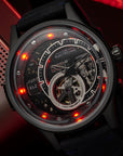 The Electricianz LED 夜燈半鏤空自動錶 Hybrid Mechanical Time Display 系列 E-Gun
