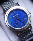 BEAUFORT Permian Rift - Azurite 藍銅礦, micro rotor with steel bracelet