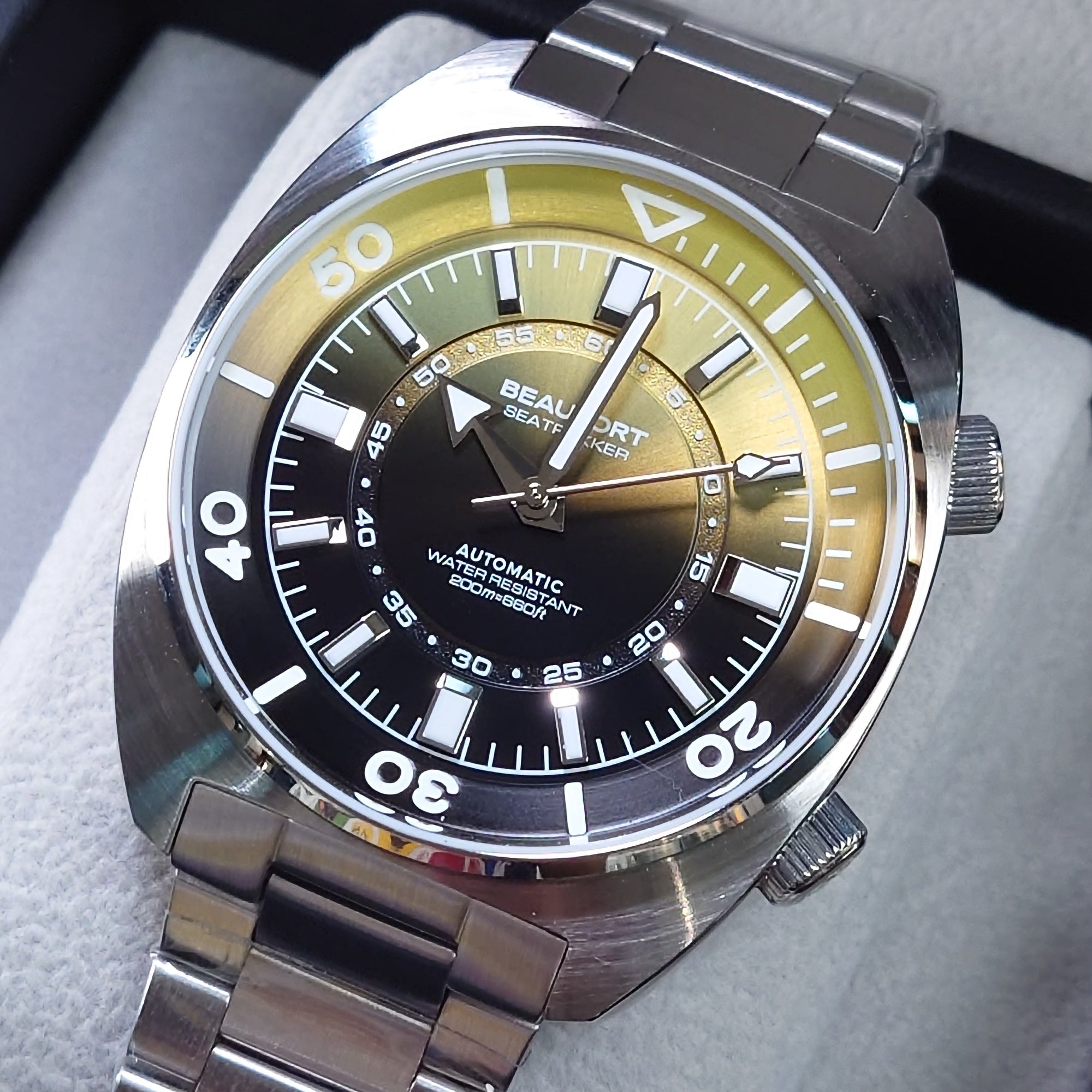 BEAUFORT Seatrekker MKII - yellow automatic miyota 9039