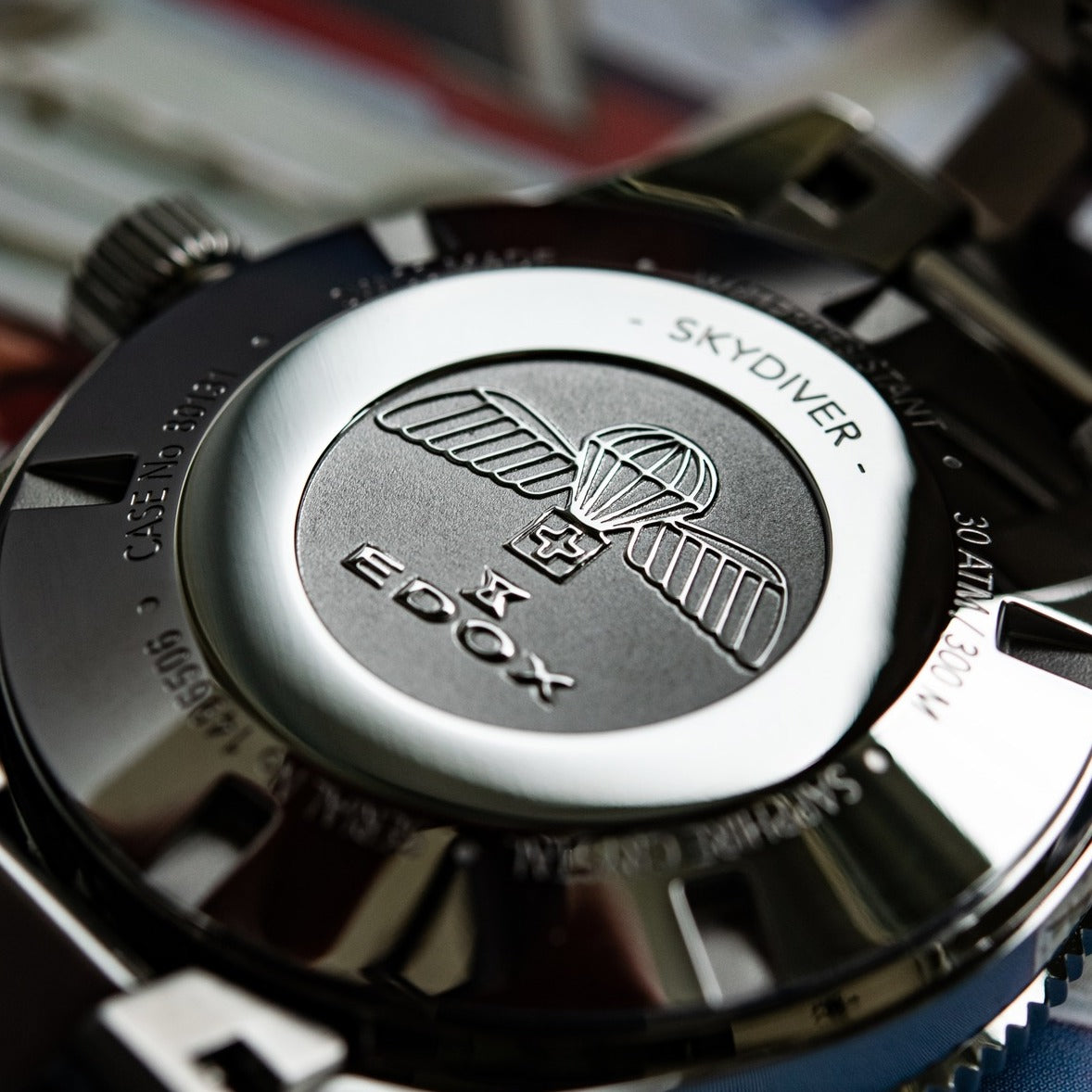 EDOX Skydiver 38 Date 自動錶 80131 3BUM BUIN