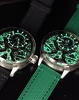 Bonest Gatti 現貨發售透視夜光碳纖面機械錶 BG4002-R3 Green