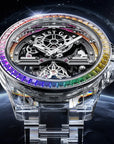 Bonest Gatti 72-Hour Rainbow Crystal Automatic Tourbillon BG7007-G1