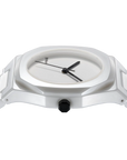 D1 Milano Pure White Ceramica 37mm 陶瓷手錶-CEBU02