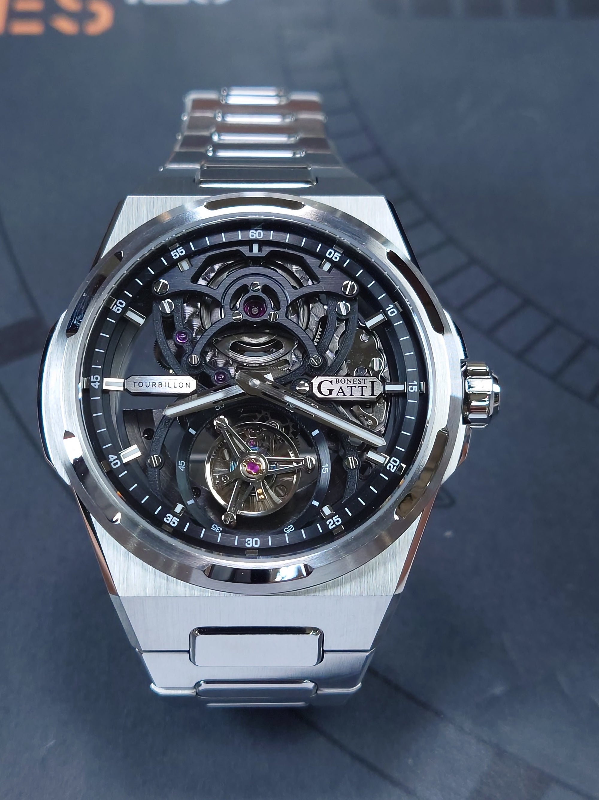 Bonest Gatti 現貨發售 自動陀飛輪套裝送皮帶及膠帶- BG7004-S1