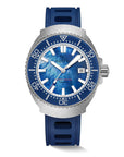Aquatico Super Marine Titanium5 級鈦合金藍色珍珠貝母面機械錶