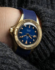 YEMA - Superman Bronze CMM.10 Black Limited Edition 39mm Blue