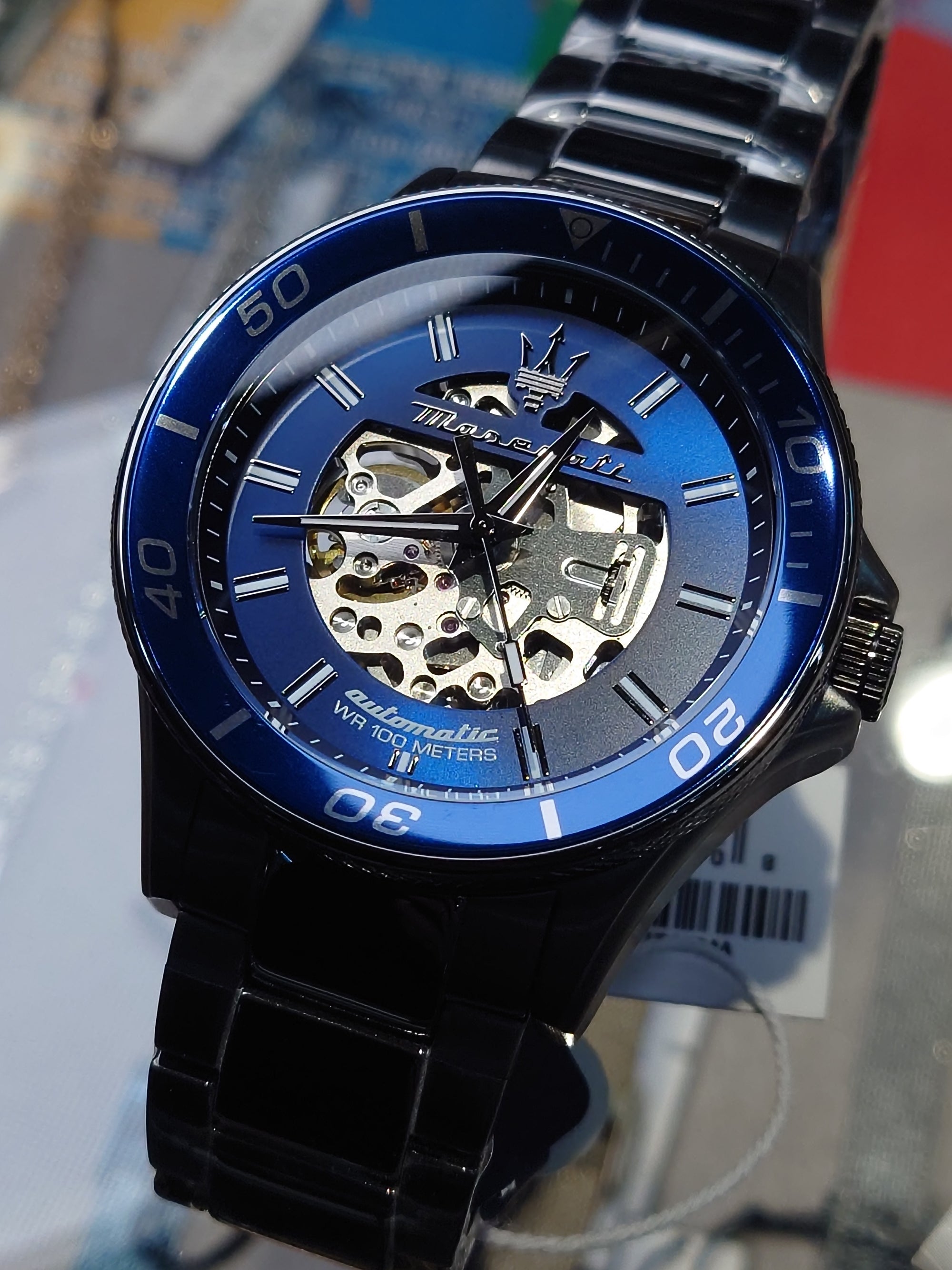 Maserati SFIDA系列鏤空機械錶 R8823140009