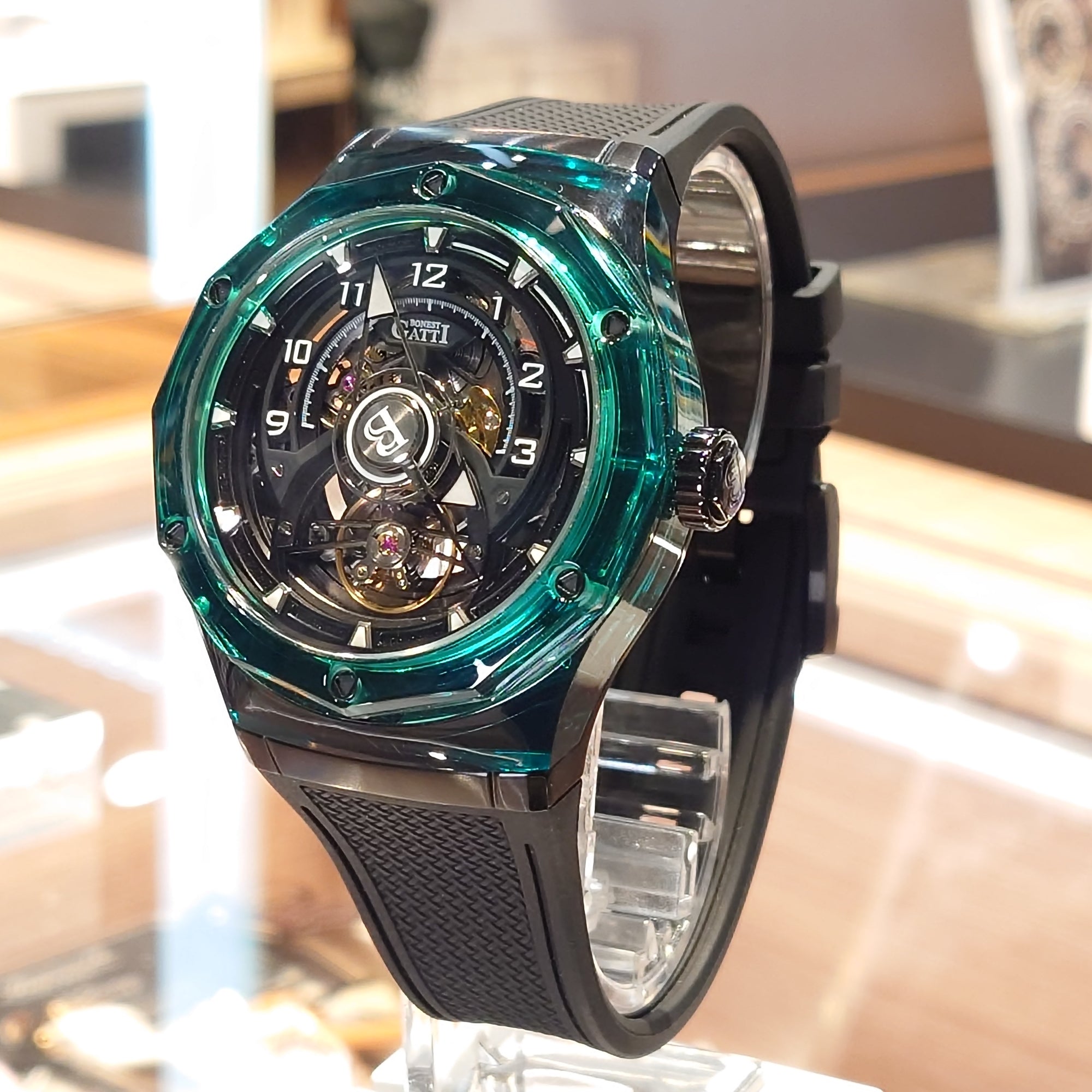 Bonest Gatti 水晶自動錶 BG6003-R3