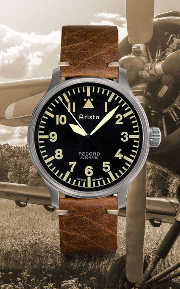 ARISTO Vintage 42 Pilot 7H165 RECORD 自動錶