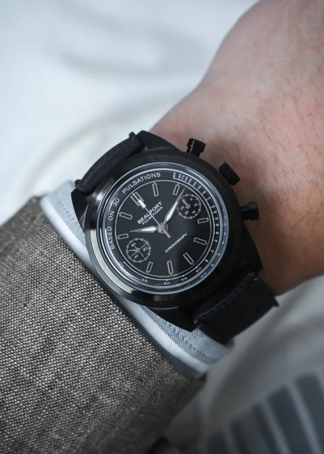 BEAUFORT Pulsatimer Chronograph - Jet Black DLC