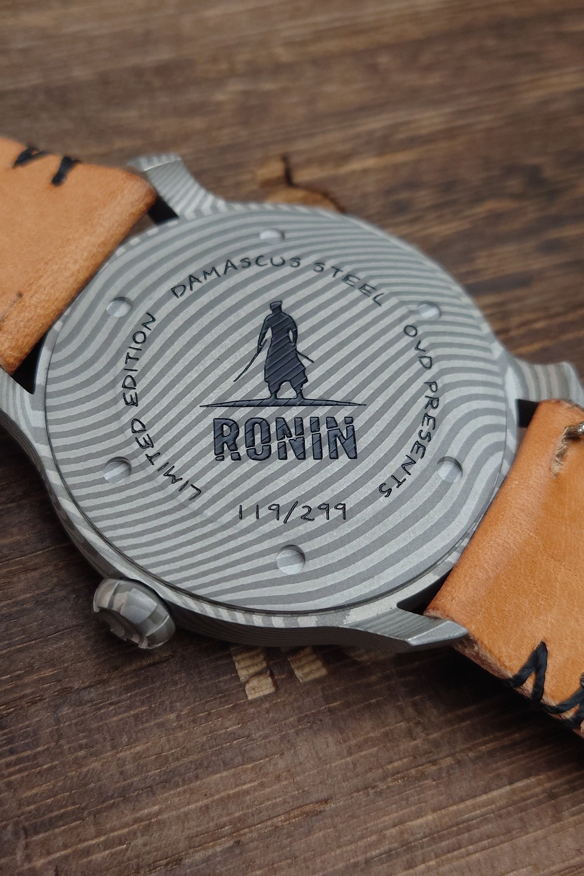 OVD Ronin 浪人-大馬士革鋼自動錶 Ron03