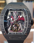 Bonest Gatti 現貨發售 酒桶形夜光碳纖維自動錶 斯巴達勇士-BG9009-R2 Black