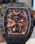 Bonest Gatti 現貨發售 酒桶形夜光碳纖維自動錶 東瀛武士-BG9008-R2 Black