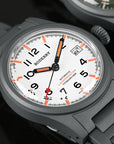Boderry LANDMASTER Titanium Automatic - BD-A14T-02B White