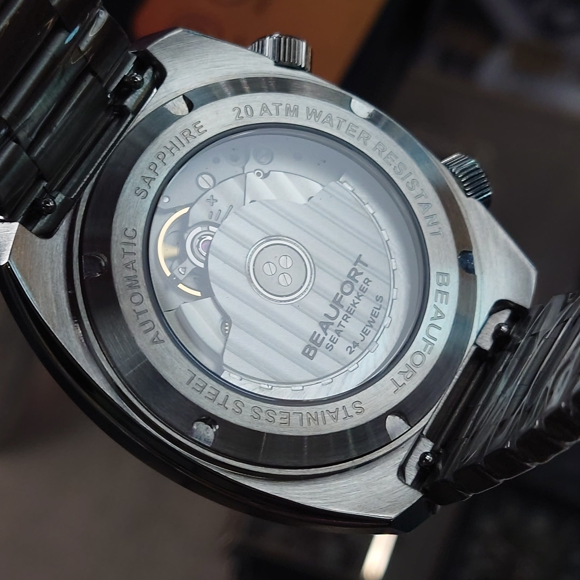 BEAUFORT Seatrekker MKII - Black miyota 9039 automatic diving watch