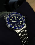 Aquatico Sea Dragon Tritium T100氣燈 潛水機械錶 Blue Dial