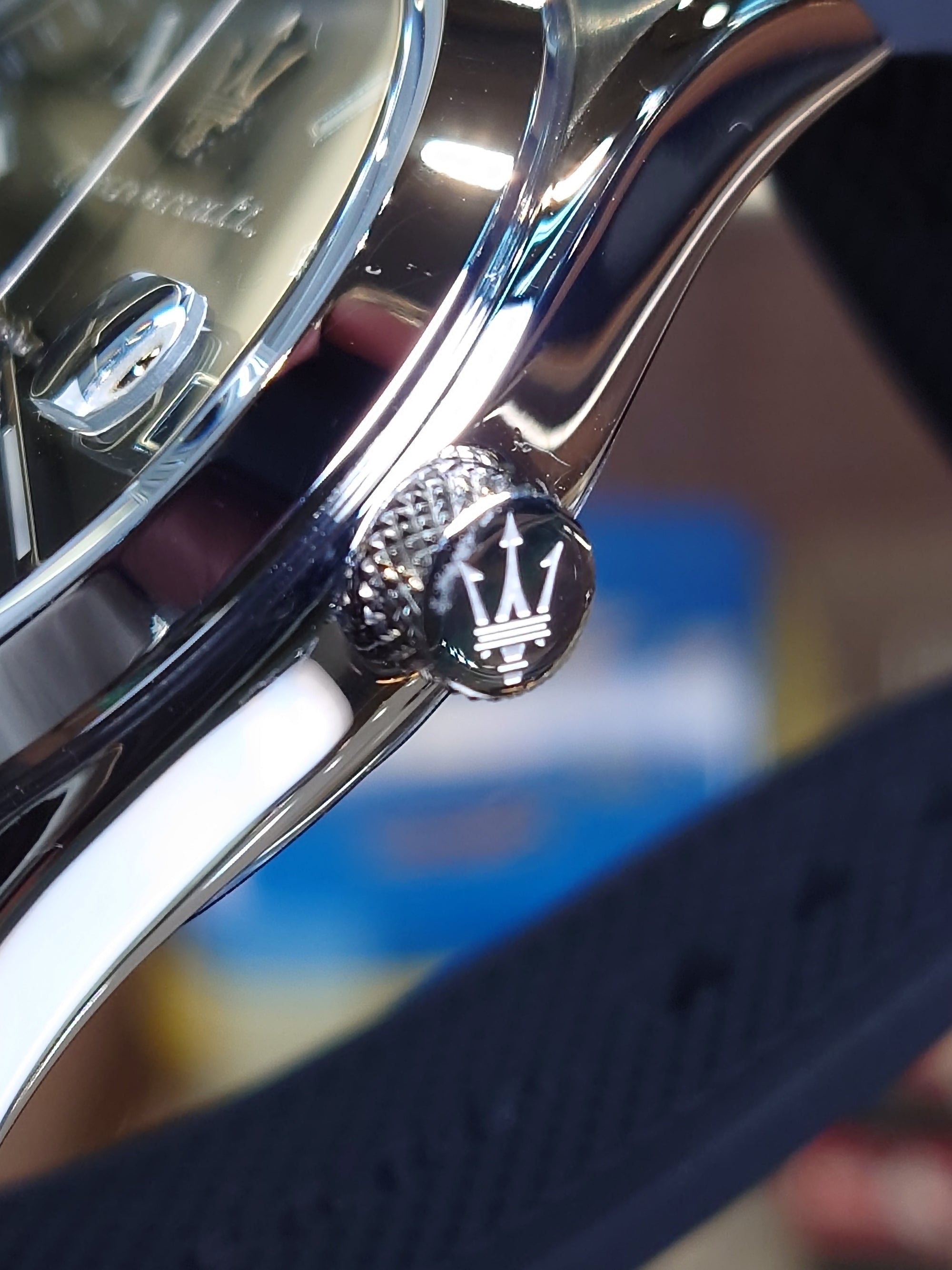 Maserati 黑色矽膠錶帶手錶 - R8851151010
