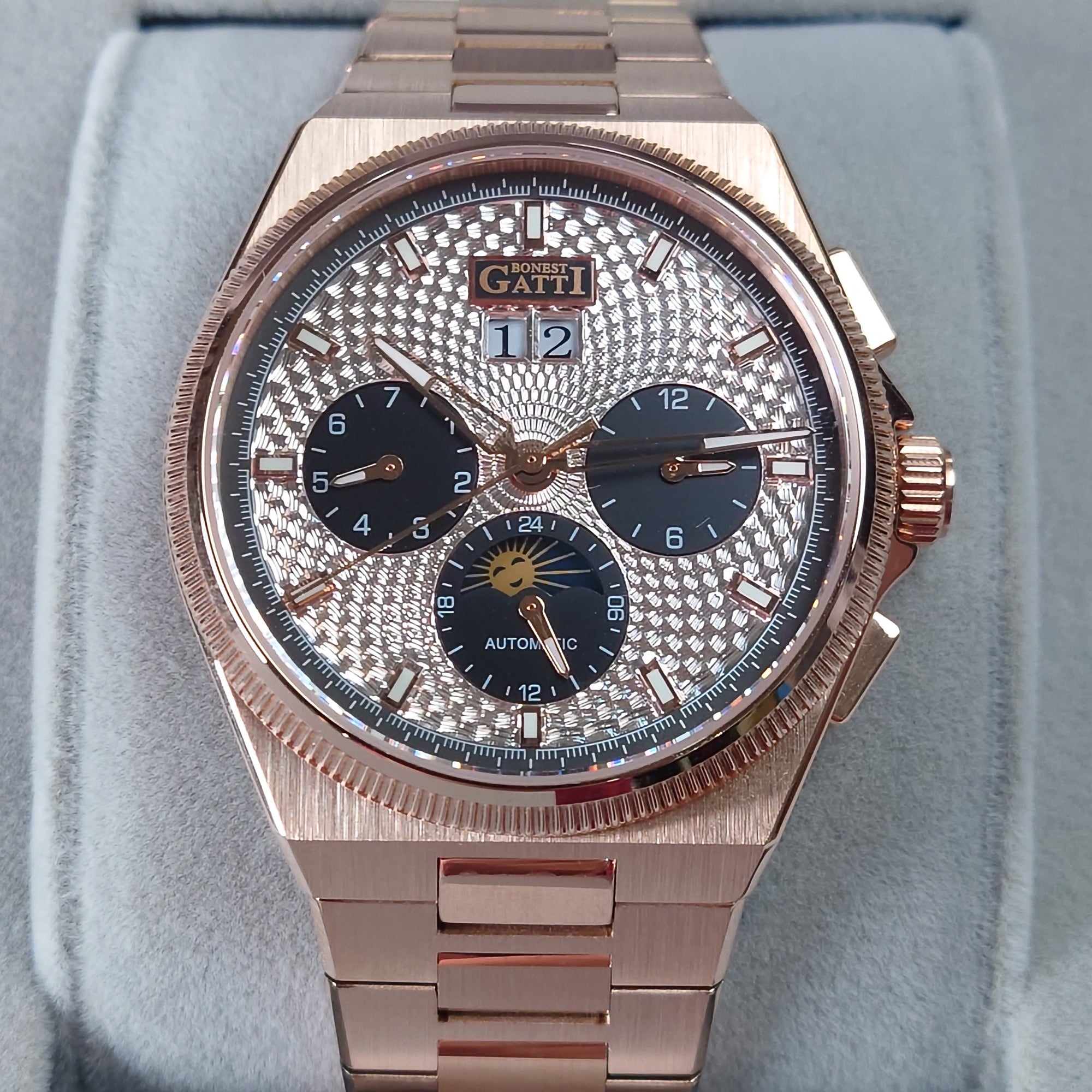 Bonest Gatti 現貨發售 多功能自動錶 BG8006-S3 RG