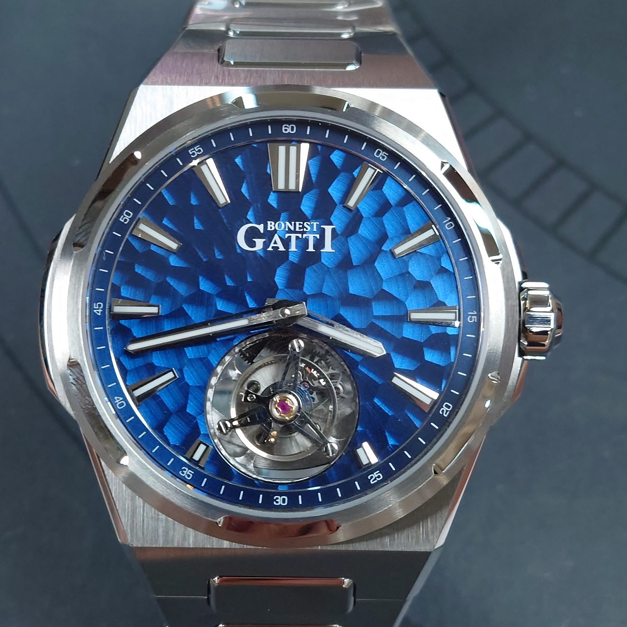 Bonest Gatti 現貨發售 自動陀飛輪套裝送皮帶及膠帶- BG7005-S2