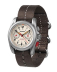 Boderry VOYAGER Chronograph Titanium - BD-M02T-02B Cream
