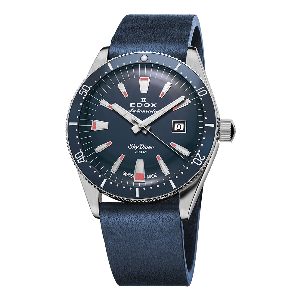 EDOX Skydiver 38 Date Special Edition 自動錶 80131 3BUC BUICO
