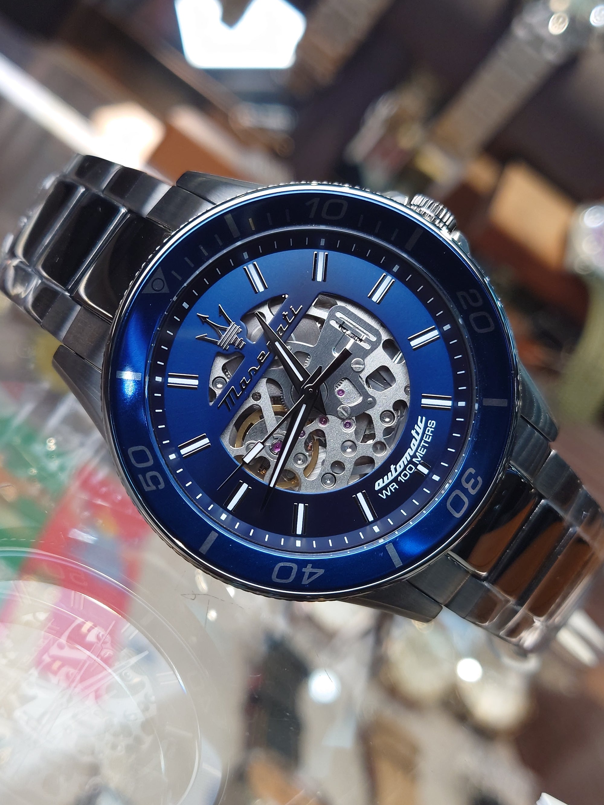 Maserati SFIDA系列鏤空機械錶 R8823140009