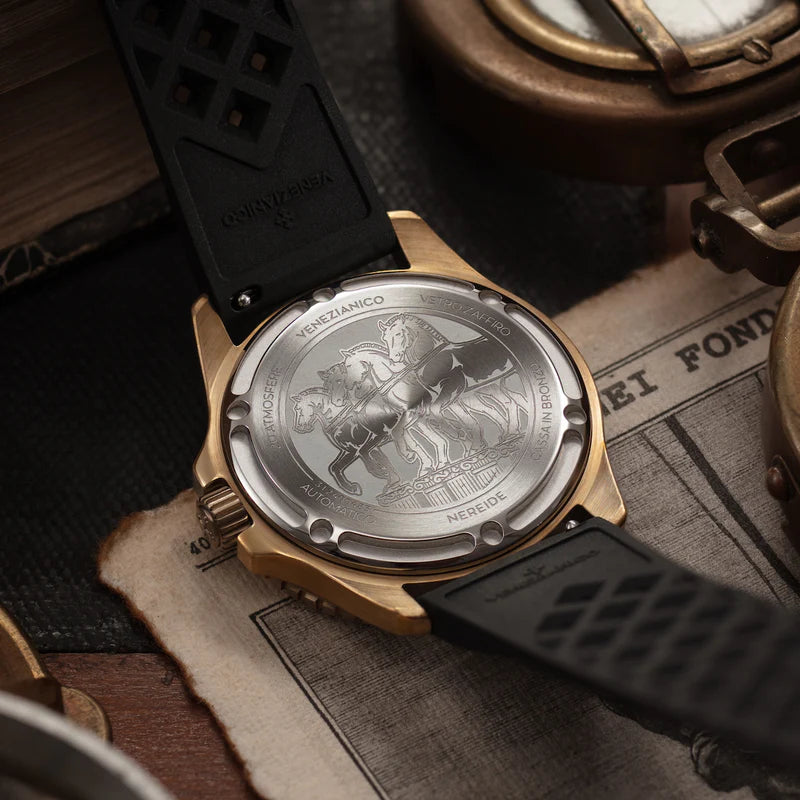 Venezianico Nereide Bronzo 39mm 青銅機械錶- 3121555 Black