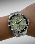 Revelot HEXMARINER 42 Old Mint Luminova Steel 42mm - R11-14A1B1B2 & S22-1B1BB6