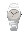 D1 Milano Pure White Ceramica 37mm 陶瓷手錶-CEBU02