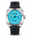 Aquatico Ironblock Tritium Blue Dial T100氣燈機械錶