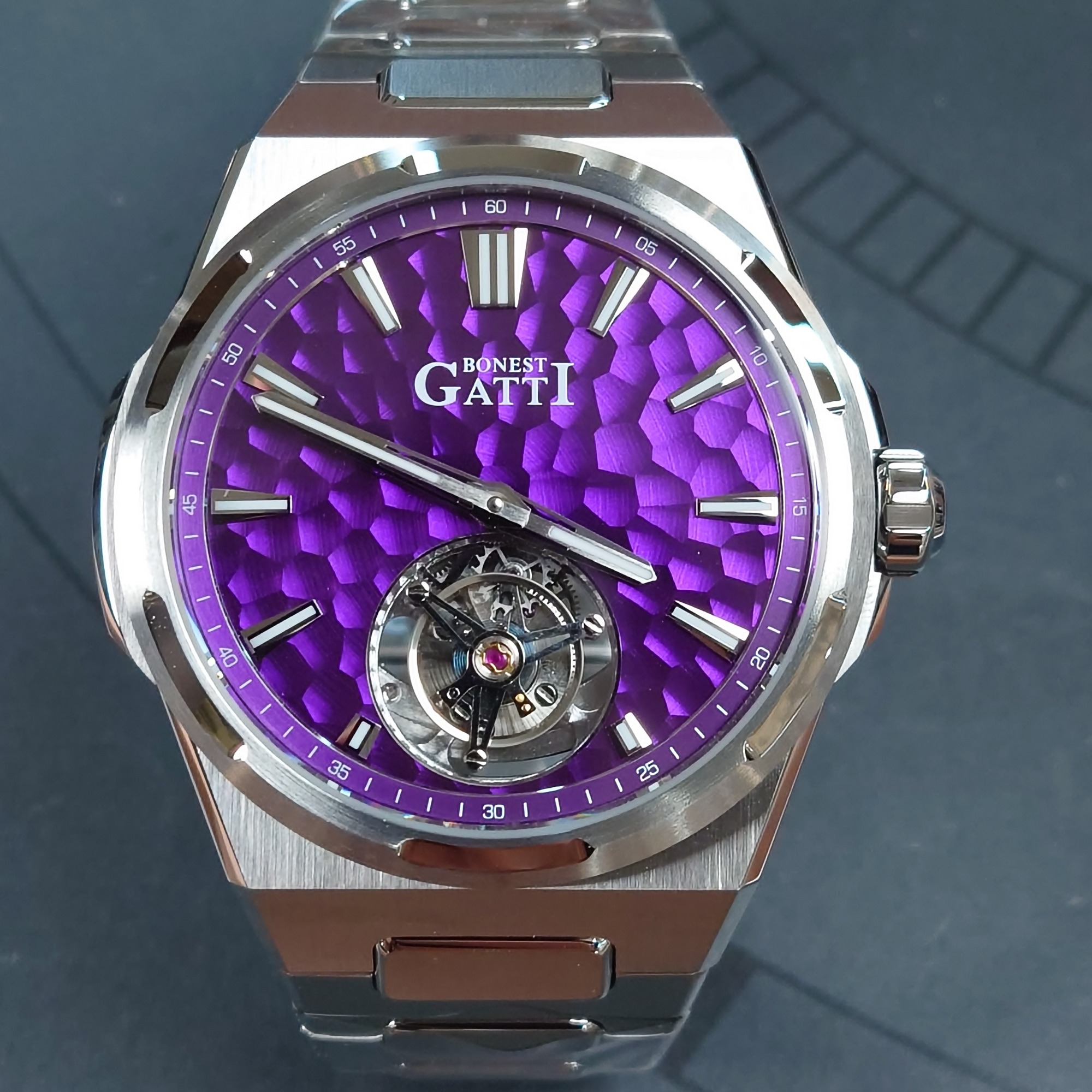 Bonest Gatti 現貨發售 自動陀飛輪套裝送皮帶及膠帶- BG7005-S3