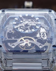 Bonest Gatti 現貨發售 酒桶形水晶鏤空自動錶 BG6005-R2