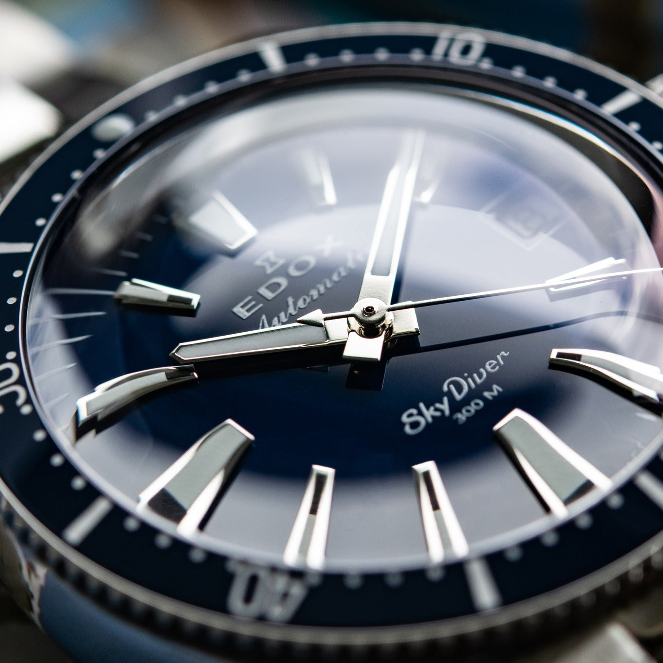 EDOX Skydiver 38 Date 自動錶 80131 3BUM BUIN