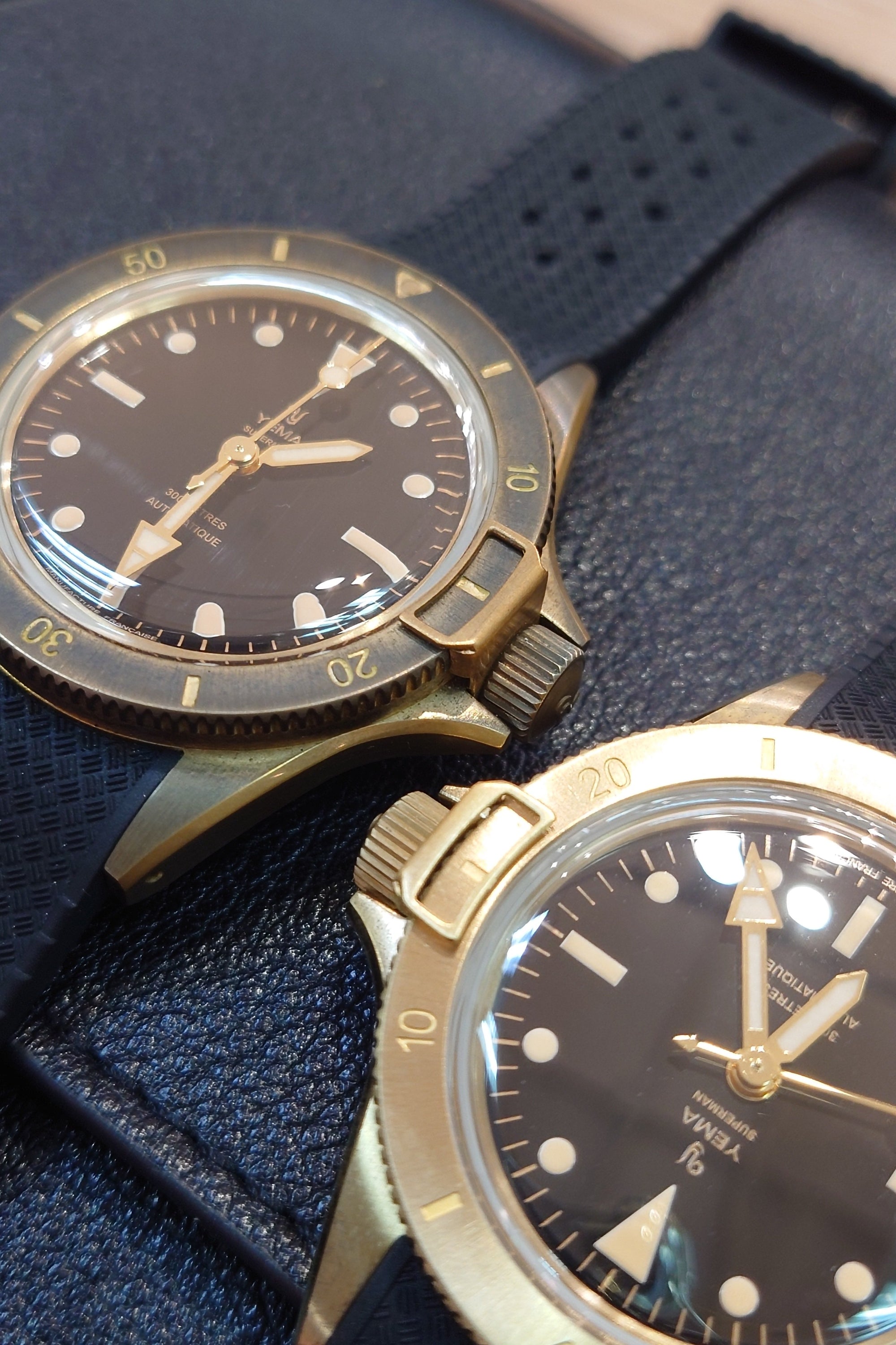 YEMA - Superman Bronze CMM.10 Black Limited Edition 39mm