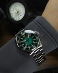 Aquatico Super Ocean Tritium T100 氣燈 潛水機械錶 Green Dial