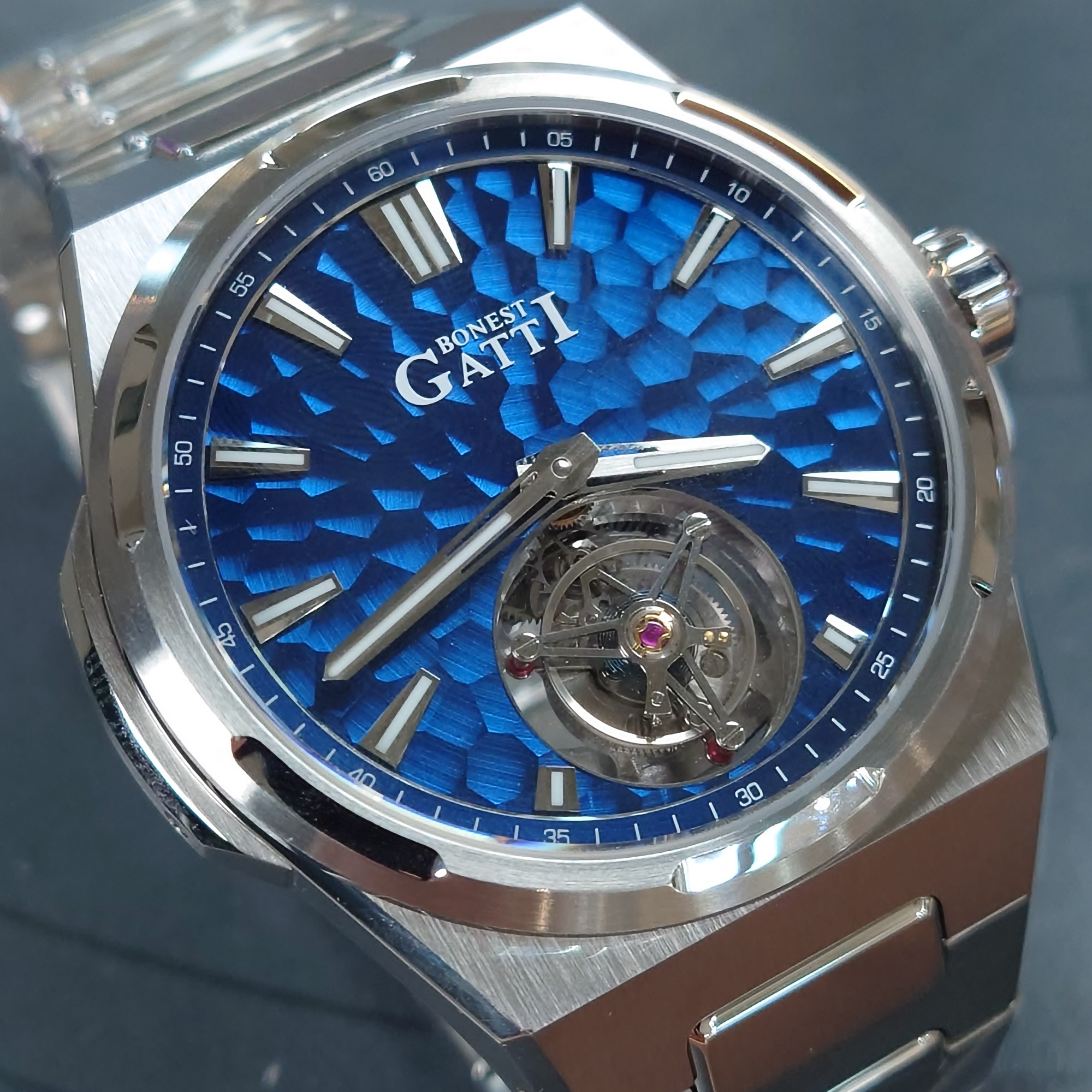 Bonest Gatti 現貨發售 自動陀飛輪套裝送皮帶及膠帶- BG7005-S2