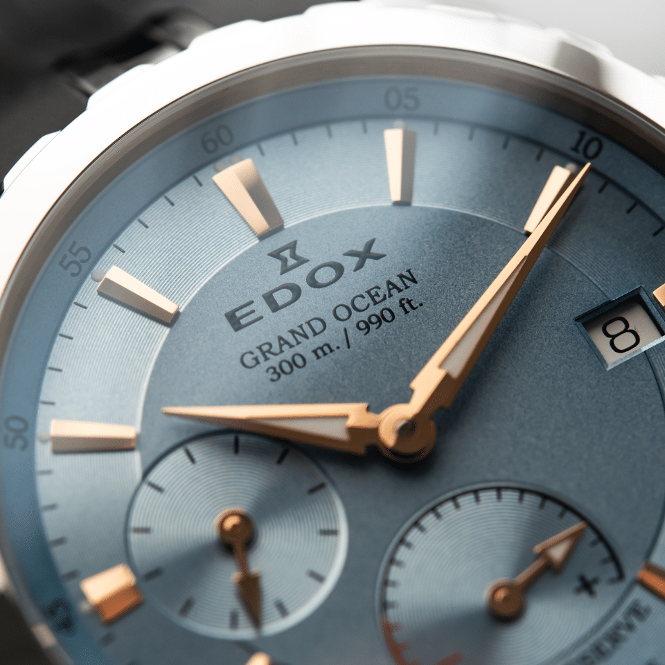 EDOX Grand Ocean Power Reserve Automatic - 94500-3CA-BUCR