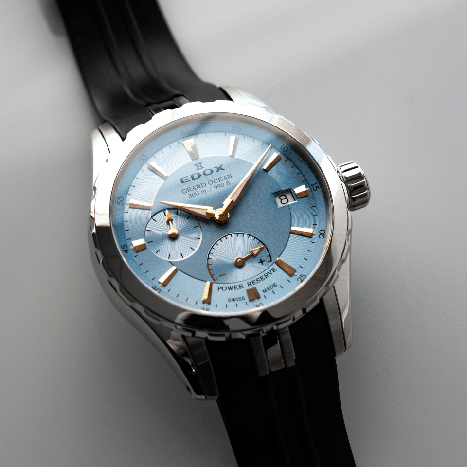 EDOX Grand Ocean Power Reserve Automatic - 94500-3CA-BUCR