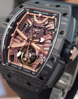Bonest Gatti 現貨發售 酒桶形夜光碳纖維自動錶 東瀛武士-BG9008-R2 Black