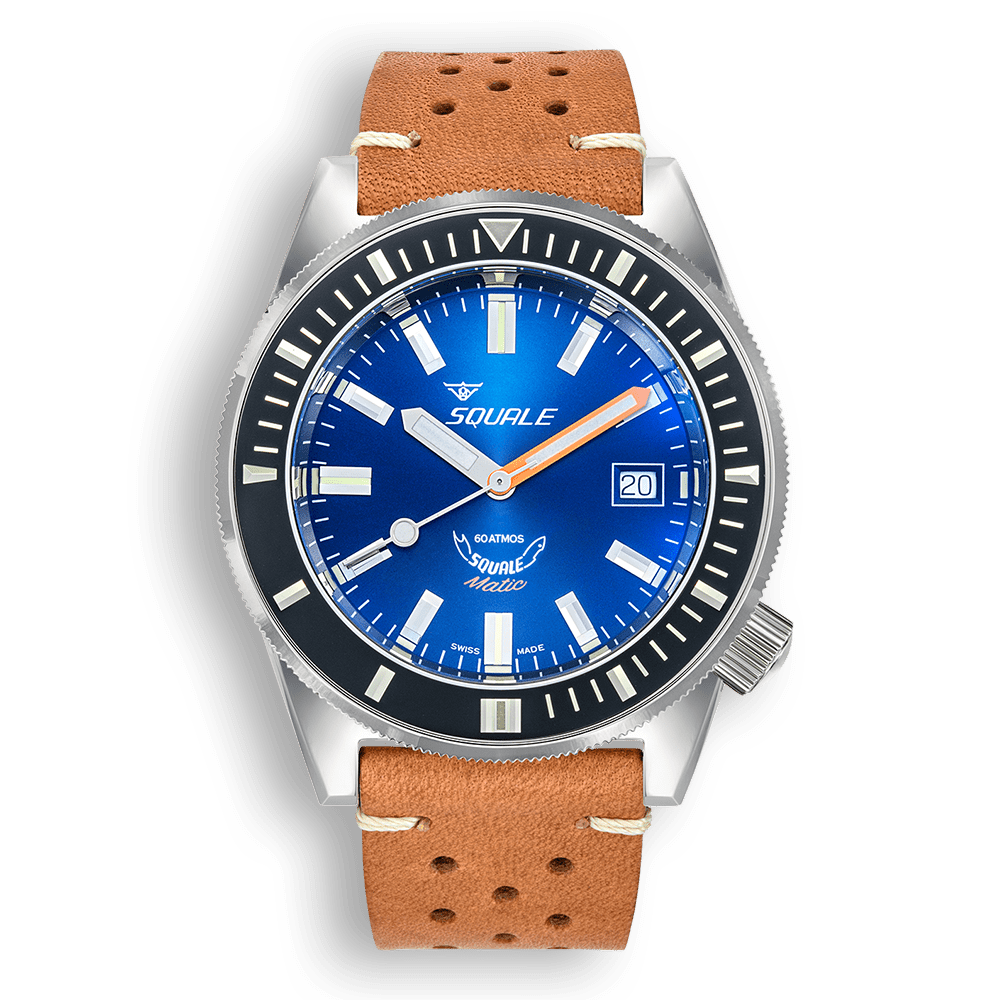 Squale Matic Dark Blue Leather Automatic - MATICXSB.PTC