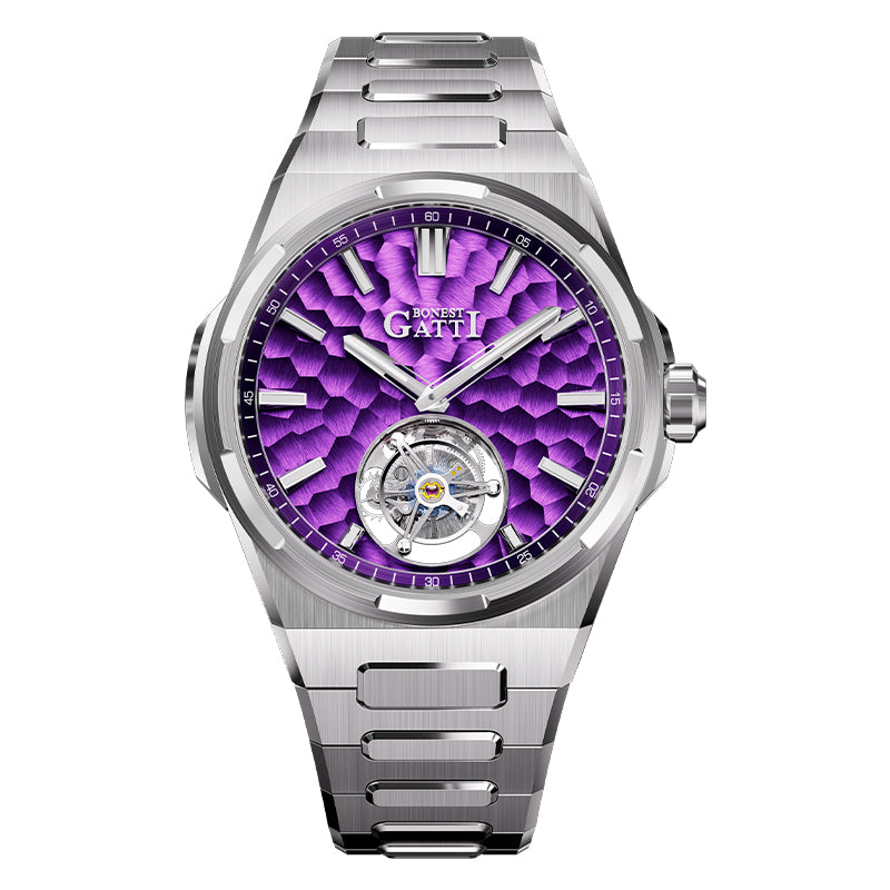 Bonest Gatti 現貨發售 自動陀飛輪套裝送皮帶及膠帶- BG7005-S3