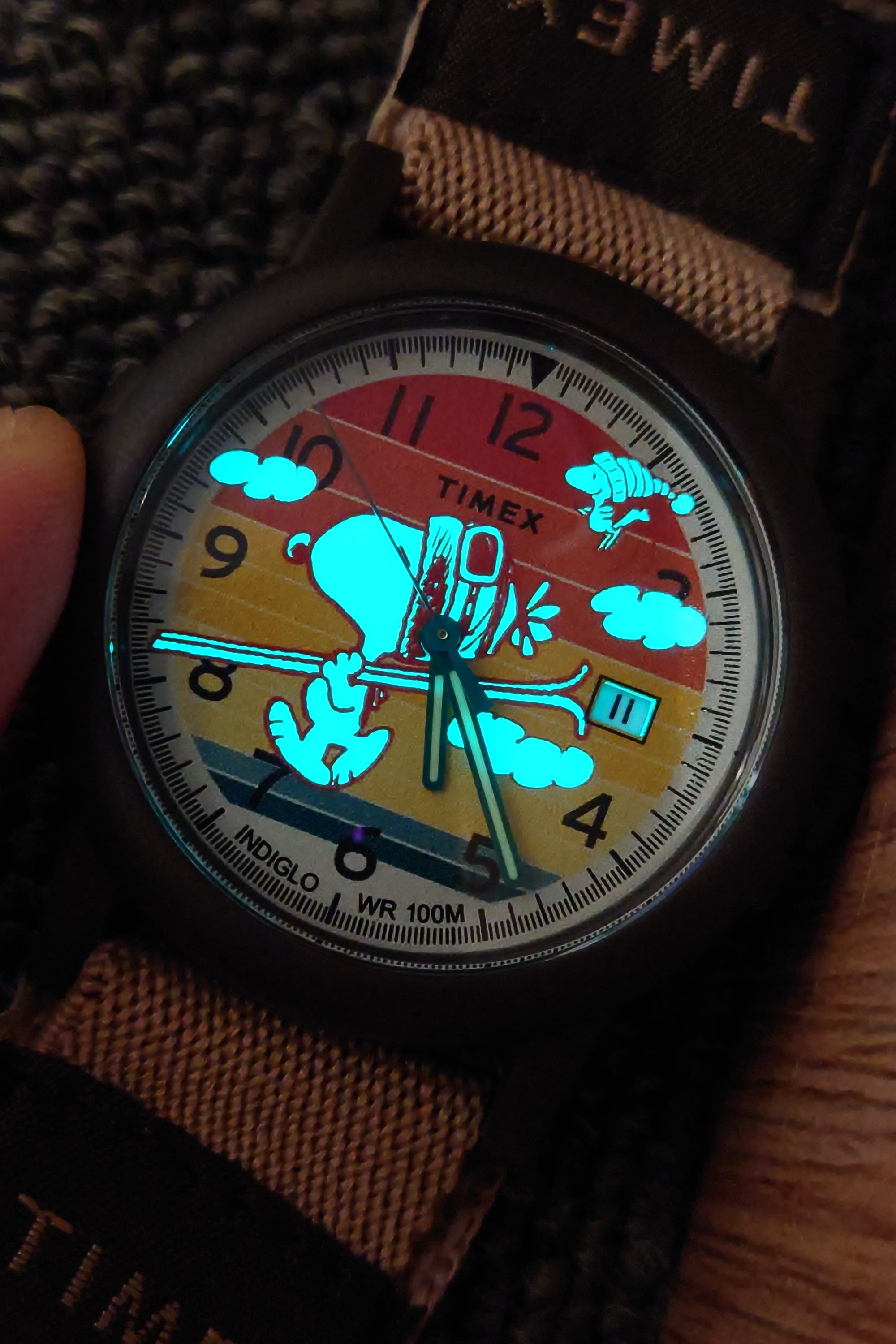 Timex X Peanuts - Camper Ski 石英錶 - TW4B349