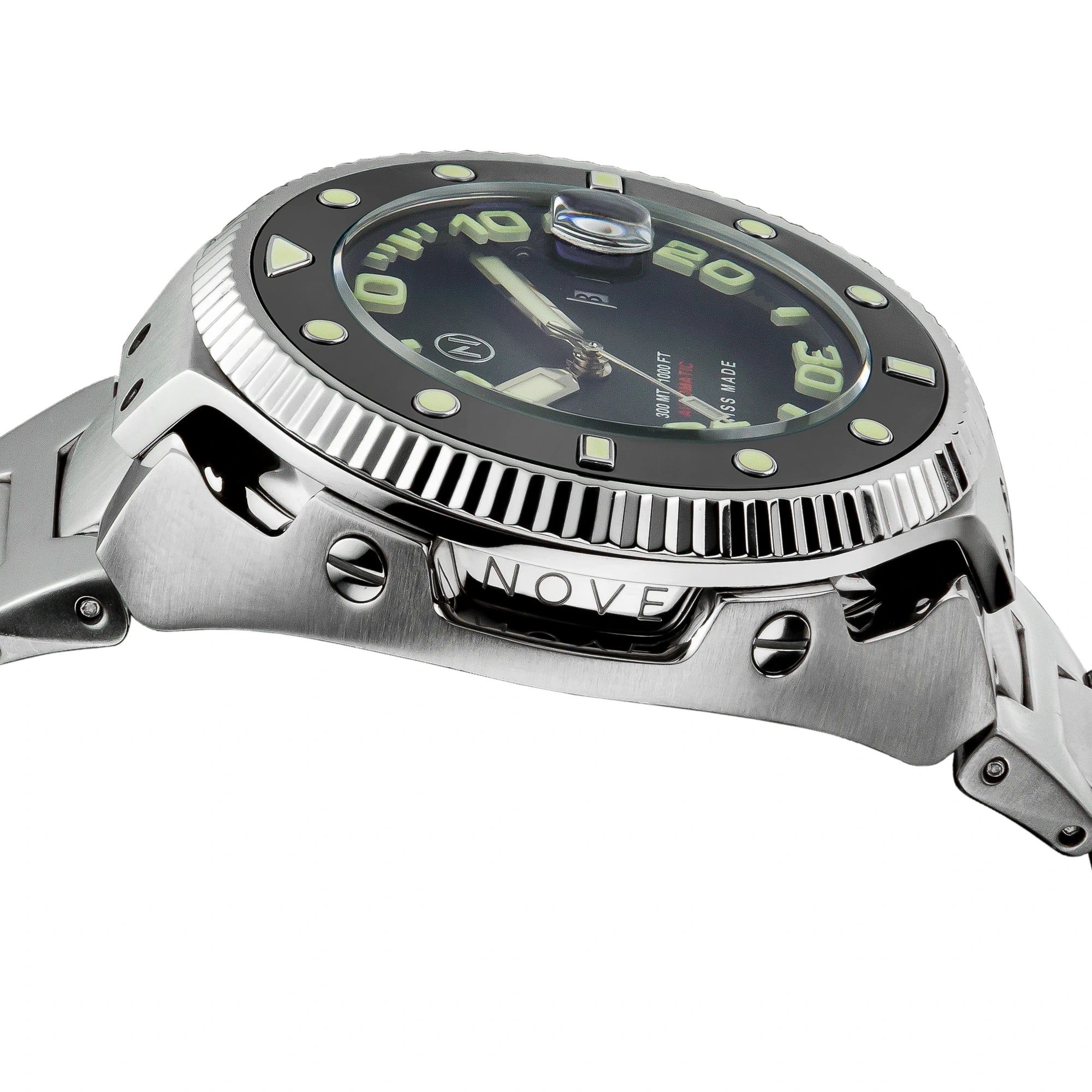 Nove Atlantean II Automatic 300m Diver watch - N001-07 Black