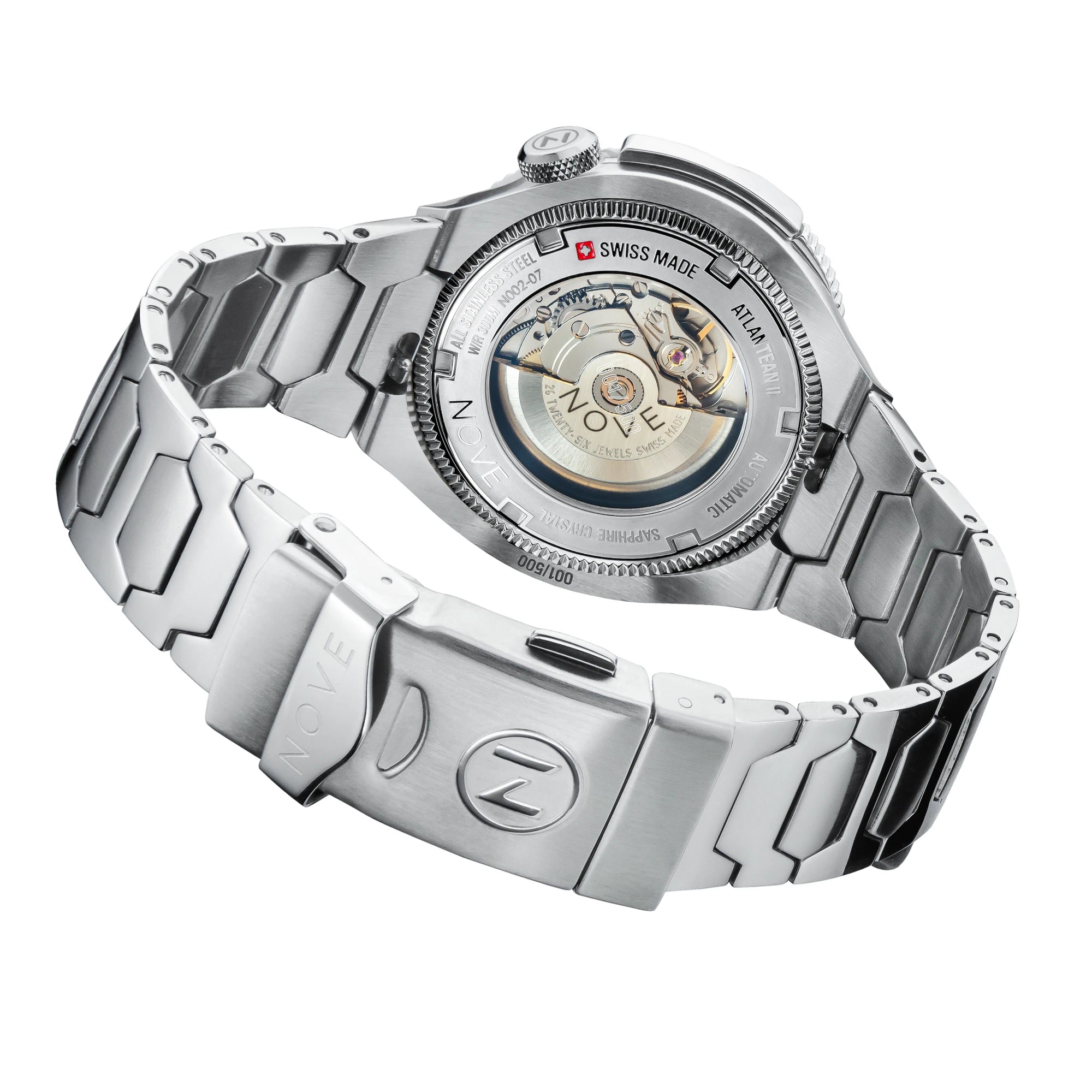 Nove Atlantean II Automatic 300m Diver watch - N002-07 Blue